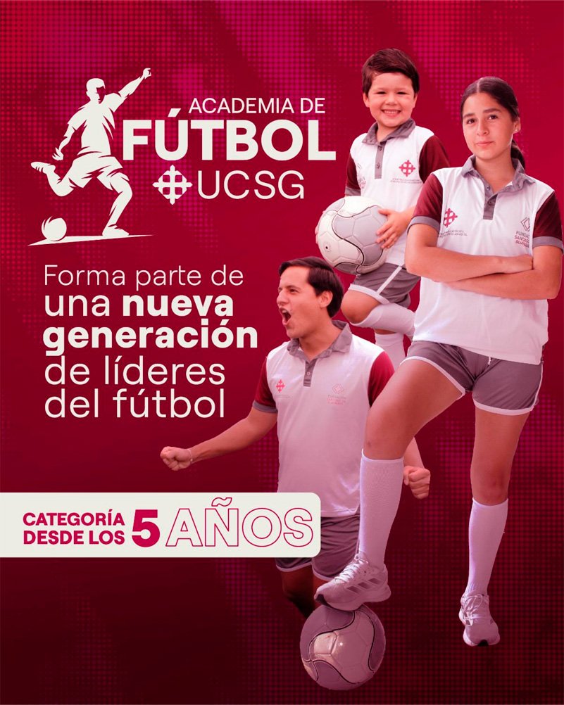 Academia de Futbol UCSG: conviertete en un lider del deporte - Foto UCSG