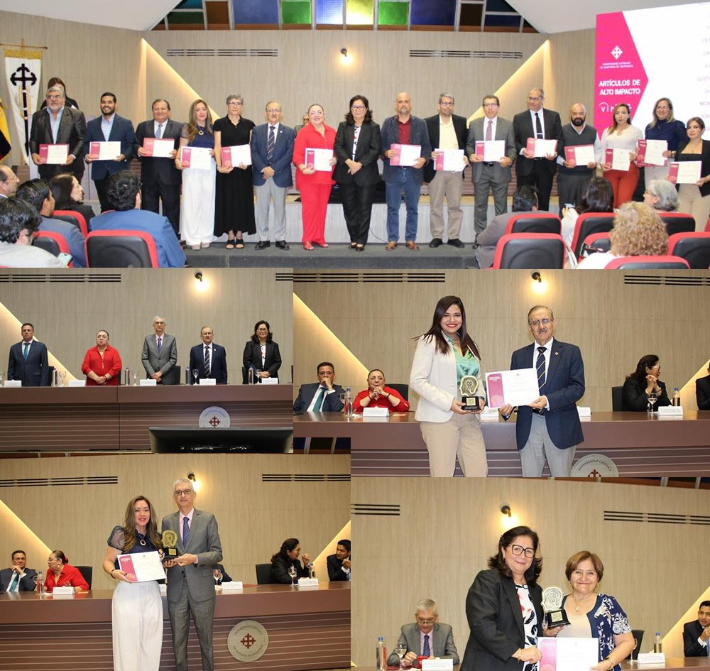Reconocimiento a la Excelencia en Investigacion UCSG - Foto UCSG